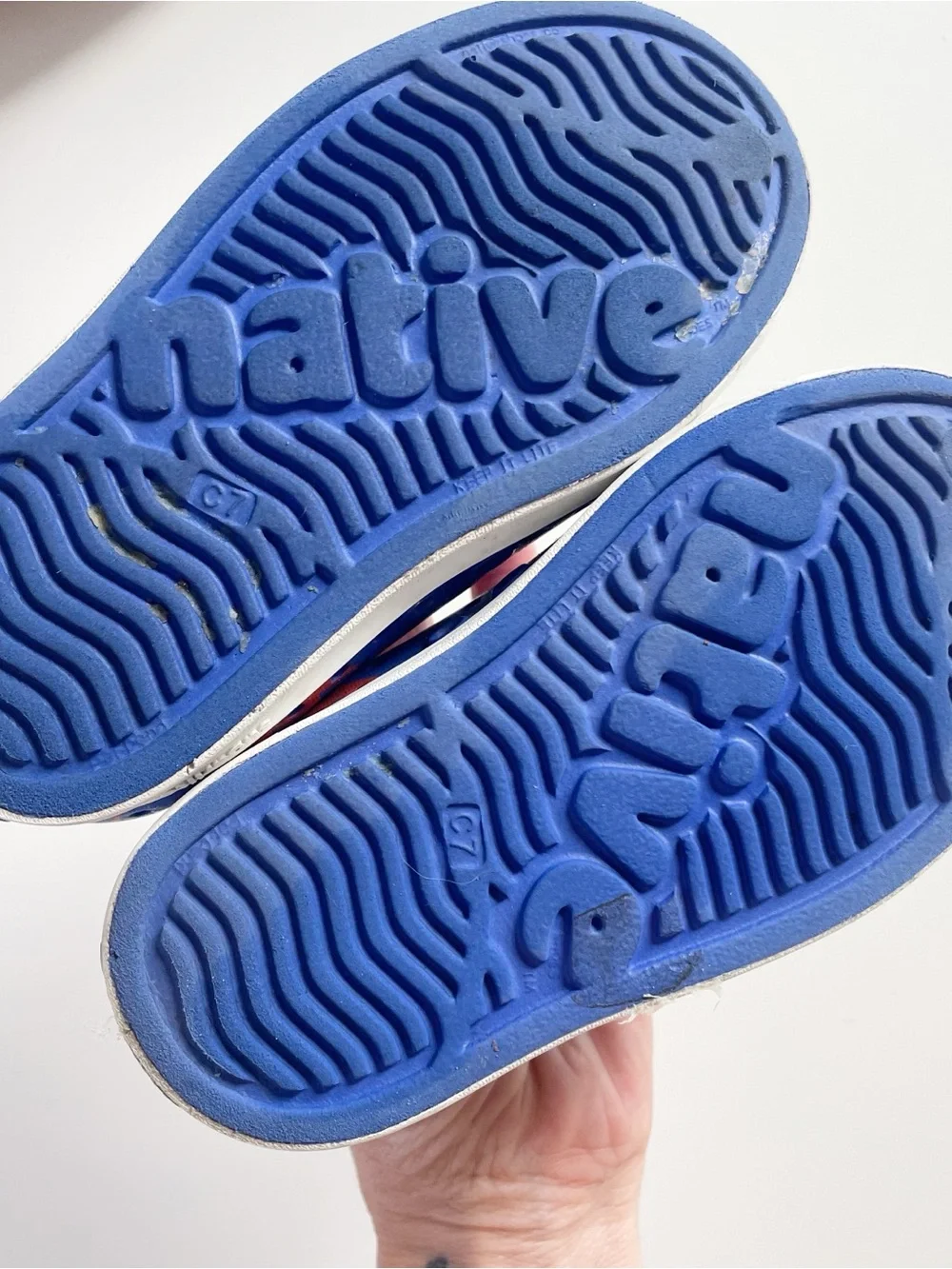 Native Shoes Jefferson Slip-On Blue Lightening | Toddler 7